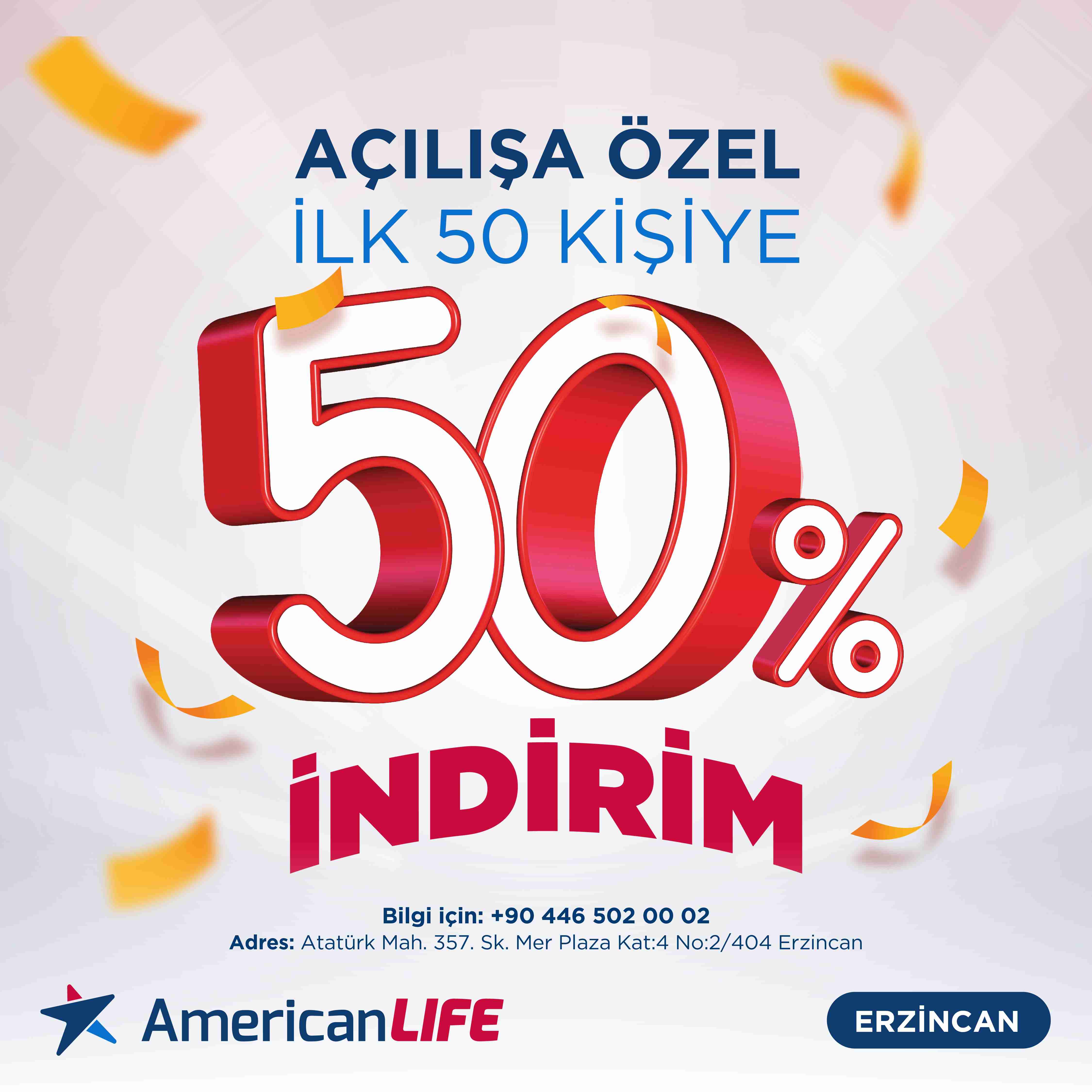 Erzincan Açılış Kampanyası